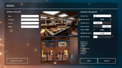 Simsoft FIREVR Yangın Söndürme Eğitim Simülatörü